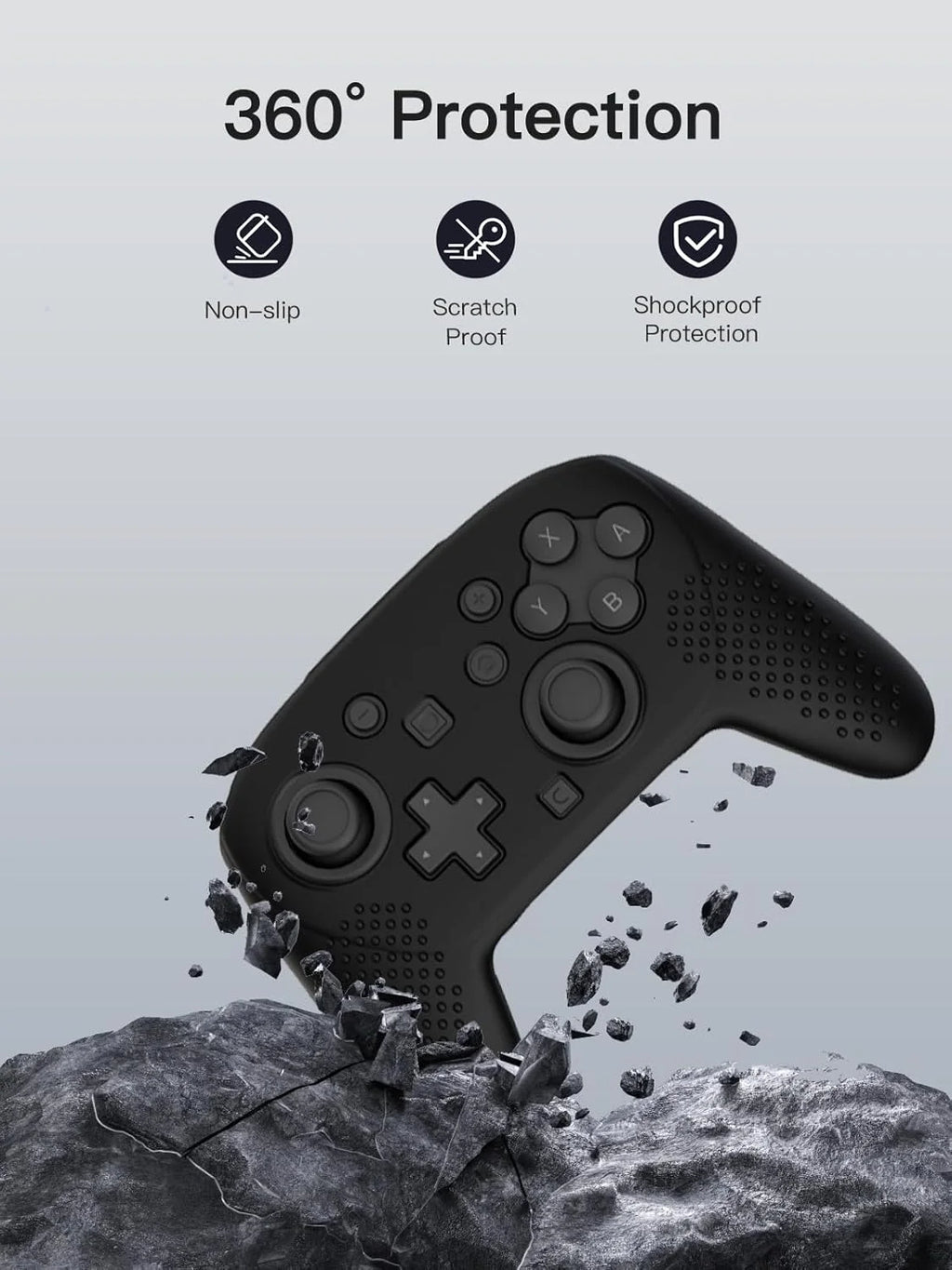 Silicone Case Cover For Nintendo Switch 2 Pro Controller Gamepad Soft Protective Shell Grip Cover Anti-Slip for NS2 Accessories