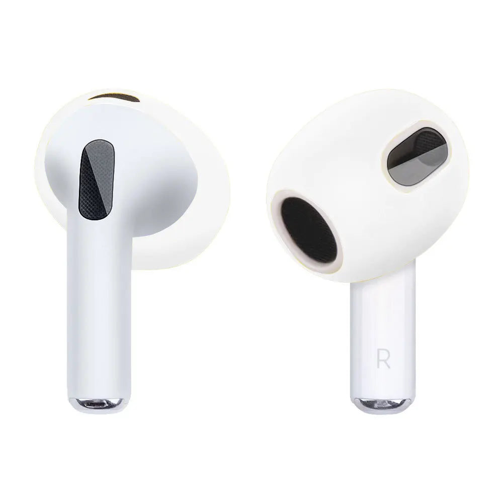 R Silicone Ear Pads For Apple Airpods 3rd Wireless Earphones Protective Case Caps Covers Airpods3 Earpads Eartips 2pcs/Pair
