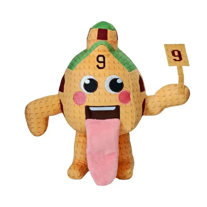 NEW Steal A Brainrot Esok Sekolah Plush Hot Game Peripheral Plushie Cute Cartoon No. 9 House Stuffed Doll Toy Gamer Fans Gift