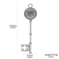 Residents Evils Remake RPD Keys Set Raccoon Police Department Square Plum Heart Logo Keychain Cosplay Costume Accessories Gift
