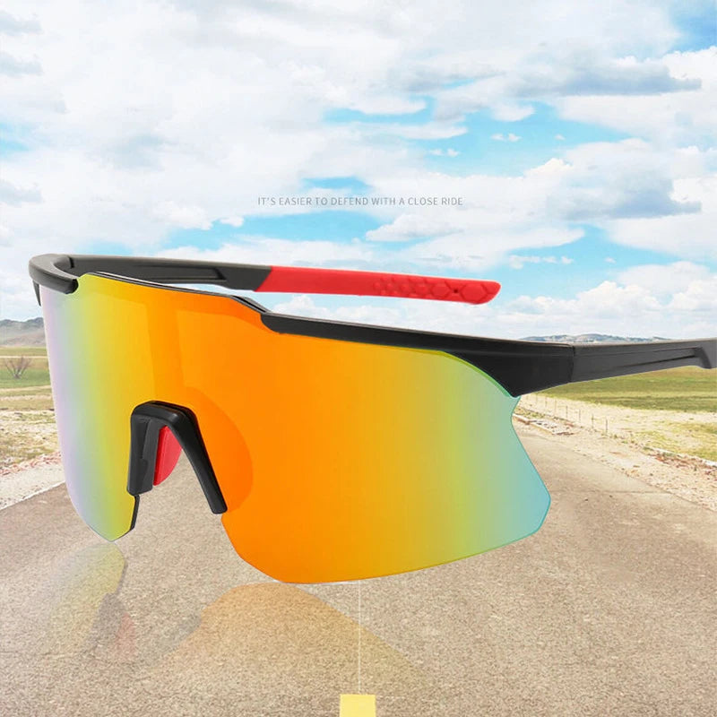 1/2/8pcsPolarized Cycling Sunglasses Outdoor Sport Cycling Riding Running Skiing Goggle Windproof Fishing Eyewear for Men Women