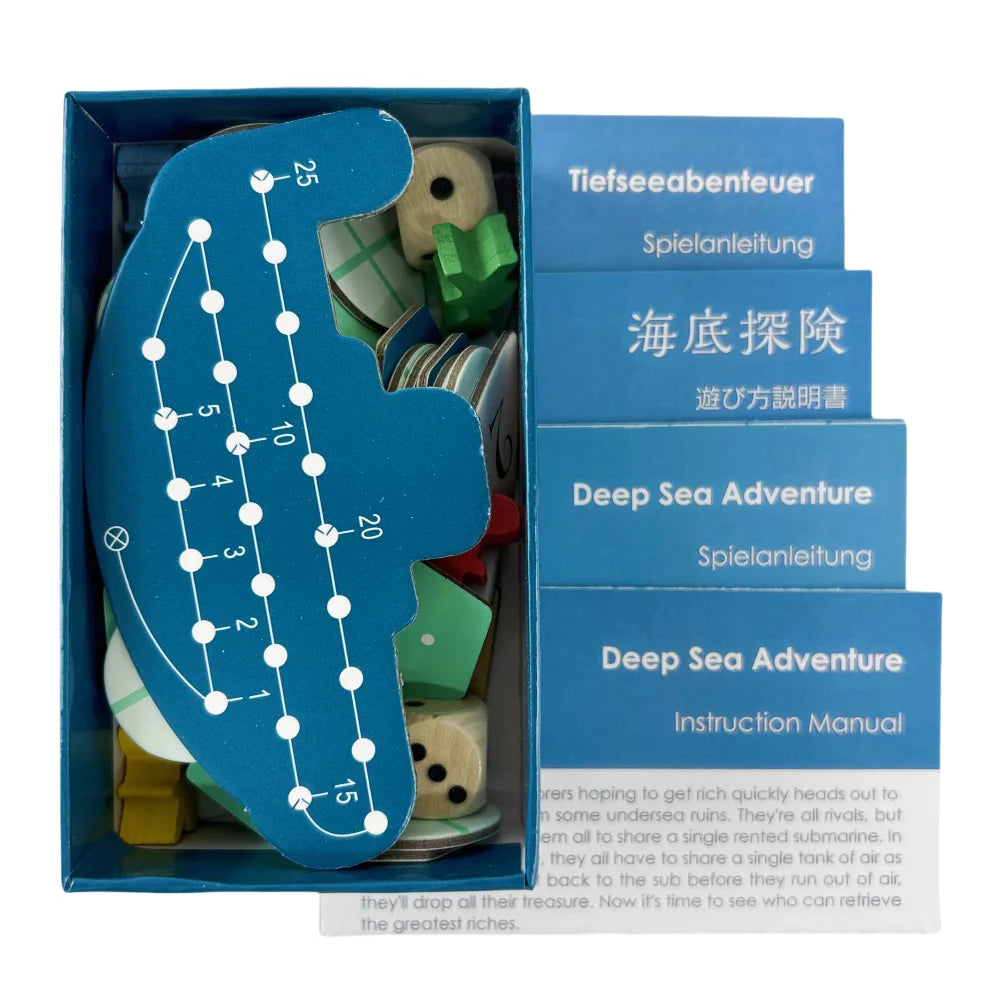 1pc "Deep Sea Adventure" Card Game Family Gathering Game Card,Fun Card Game,Party Board Deck Games