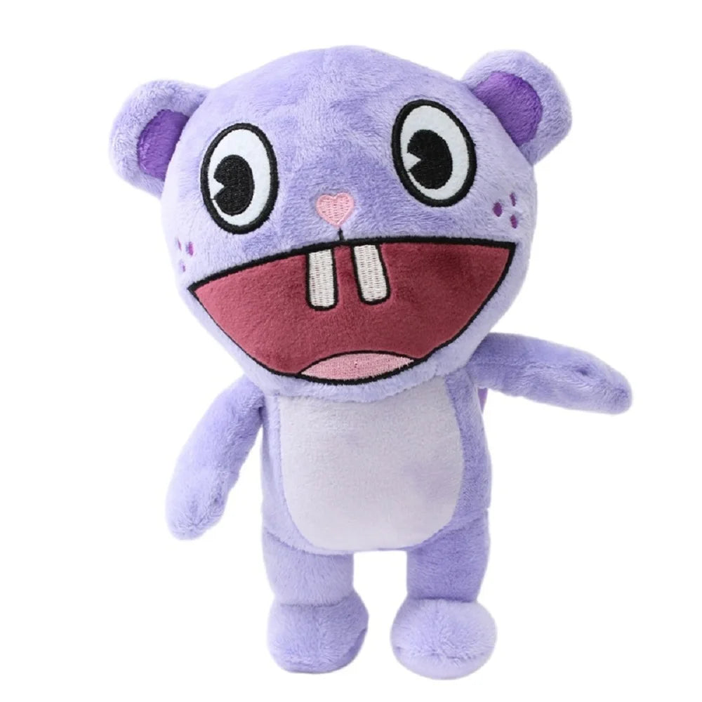 25CM HTF Happy Tree Friends Anime Happy Tree Friends Soldier Fliqpy Plush Toys Dolls Military Flipy Doll Plush Toy for Kids Gift
