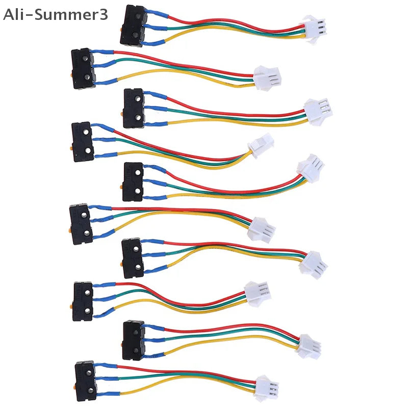 (YY)10Pcs 2025 New Flame Retardant Material Metal Gas Water Heater Micro Switch Three Wires Small On-off Control 0.6x1x2cm