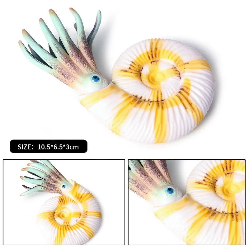 Oenux Prehistoric Savage Mosasaurus Megalodon Mammuthus Jurassic Dinosaurs Sea Life Animals Model Action Figures Toy Kids Gift