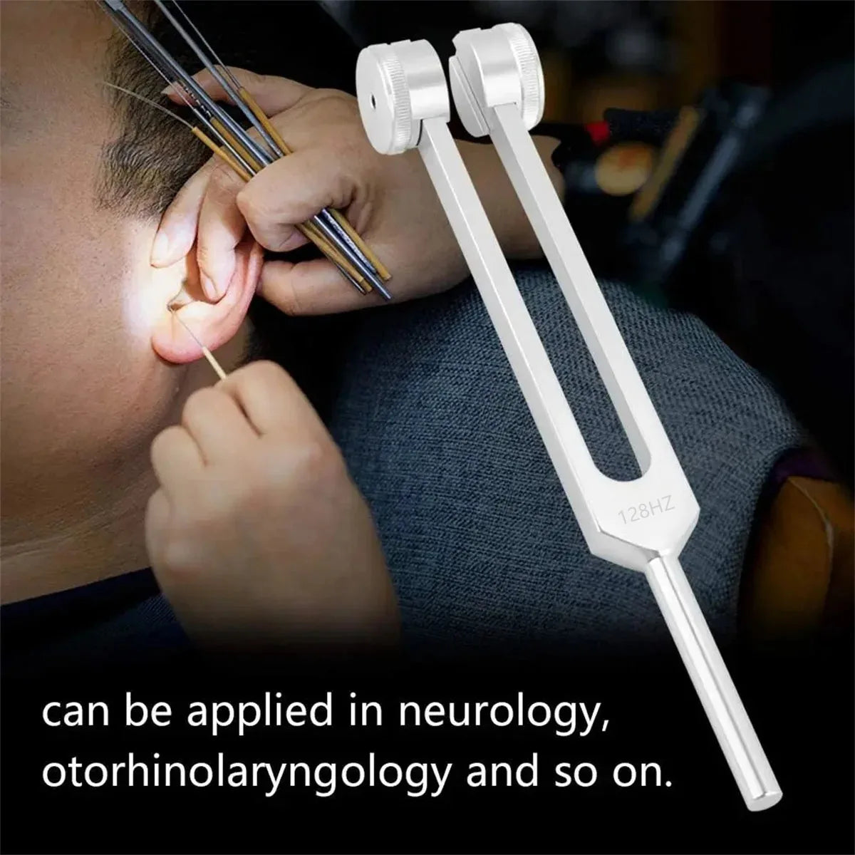 128HZ Tuning Fork for DNA Repair Healing Nervous System Testing Tuning Fork Health Care Keep Body,Mind And Spirit In Perfect Har