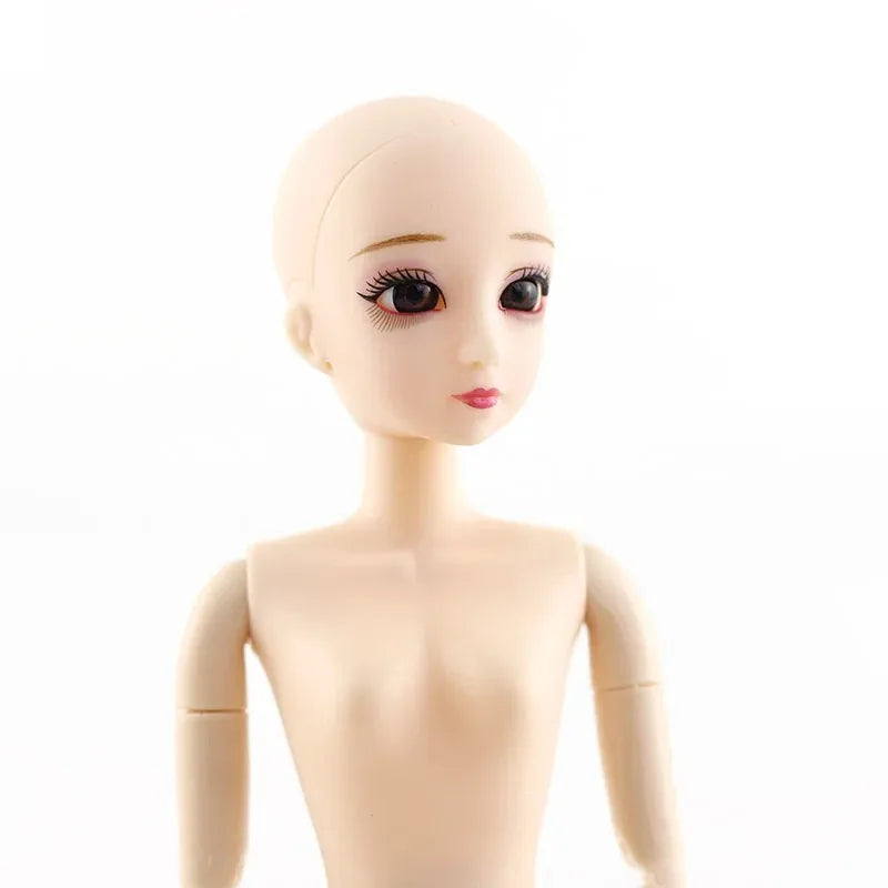 30cm Doll Toys for Girls 1/6 BJD Dolls Body Make-up 3D Eyes Beautiful Princess Baby Girl Dolls Plastic DIY Toy for Girls