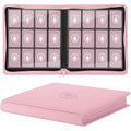 Trading Card Binder 12 Pocket, Zipper Binder Card Album Holds 480 Cards, Premium Leather Card Folder for TCG/Game/Sports Cards