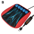 Summer Universal Car Cooling Cushion with 5/8 Fans, Three Wind Adjustment Cooled Chair Pad USB Seat Cushion Interior Accessories