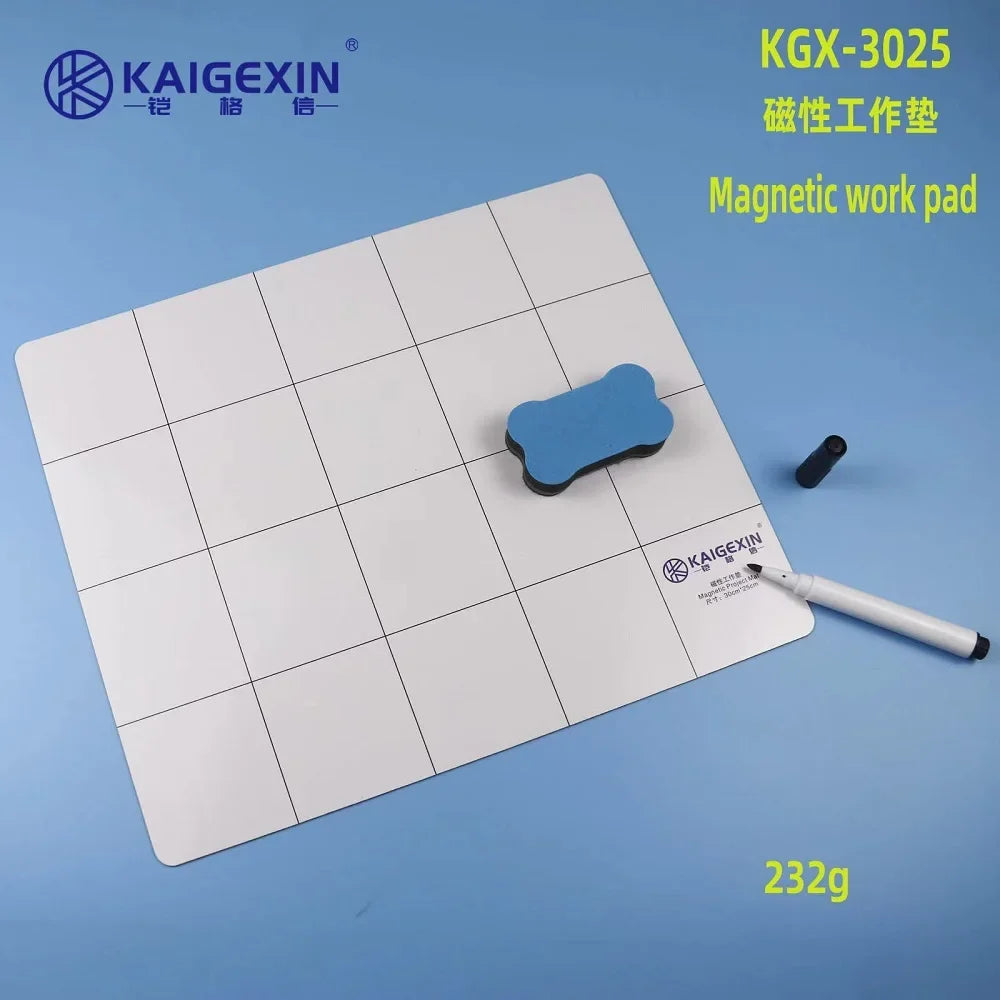 kgx 30*25cm 25*20cm Magnetic Pad Storage Working Memory Mat Screw Sort Adsorption Keeper  Phone Laptop Repair Tools Marker Pen