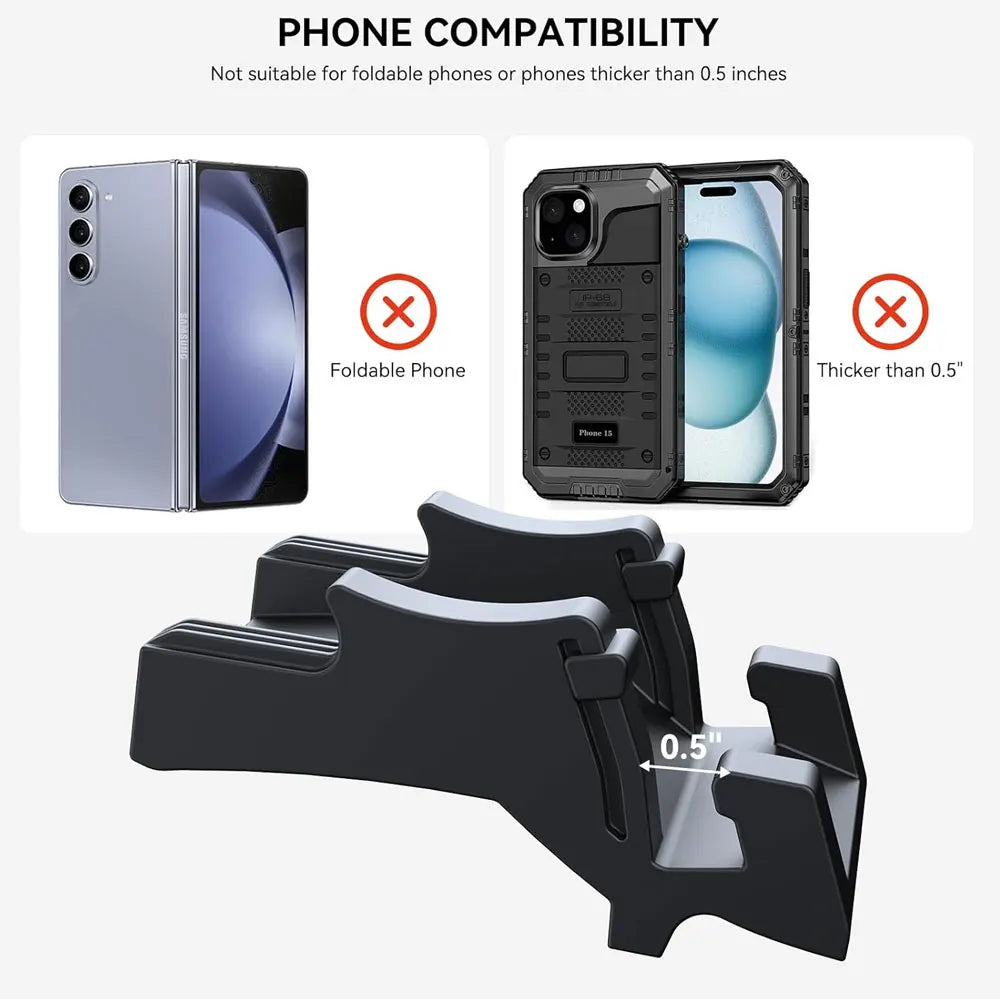 For Tesla Model 3 Y Highland 2017-2025 Liquid Silicone Rubber Car Phone Holder No trace Clip-on For Dashboard Air Vent