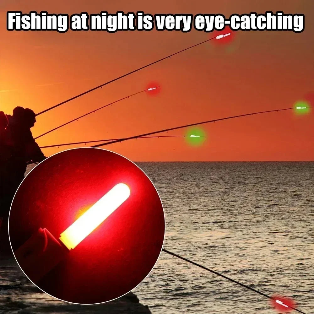 LED Removable Waterproof Fishing Electronic Rod Luminous Light with CR425 Battery Float Tackle Night Rock Fishing Accessorie