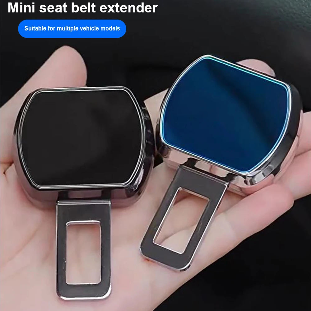1/2pcs Car Seat Belt Extension Plug Buckle Seatbelt Clip Adjustable Extender For Tesla Jeep Renegade Car Safety Seatbelt Lock