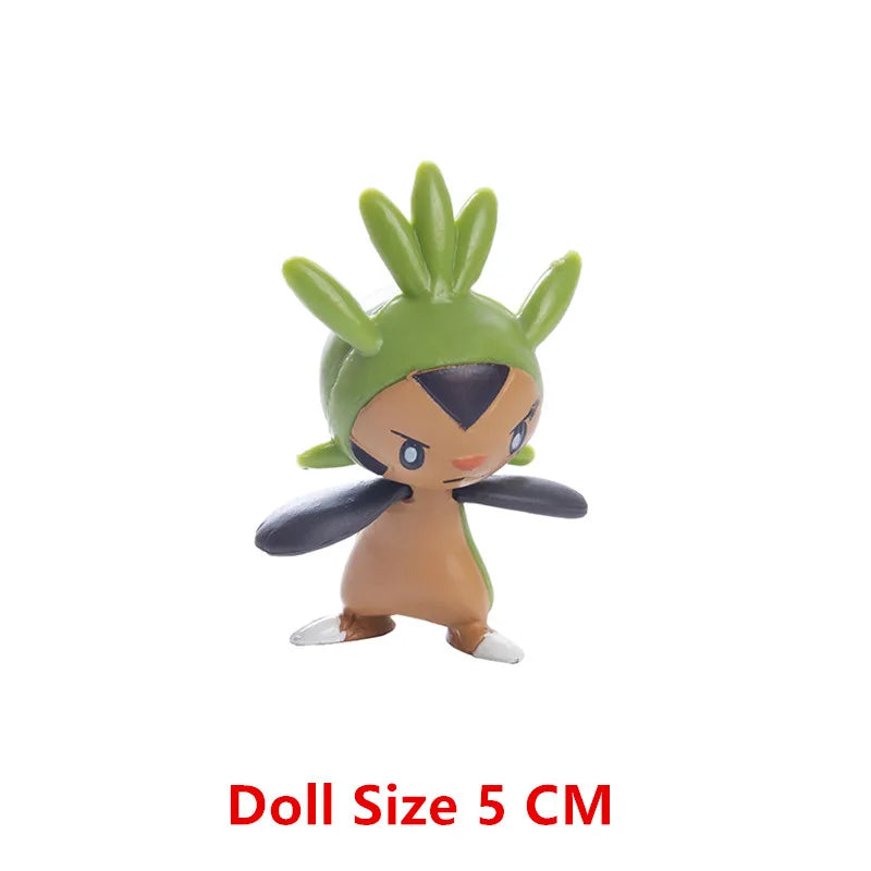 3-7 Cm PokemonCartoons Anime Figure Pikachu Mew Snorlax Charmander Cosplay Collection Pet Pocket Monster Action Model Toy Gifts