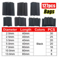1300/650 Heat-shrink Tubing Thermoresistant Tube Heat Shrink Wrapping Kit Electrical Connection Wire Cable Insulation Sleeving
