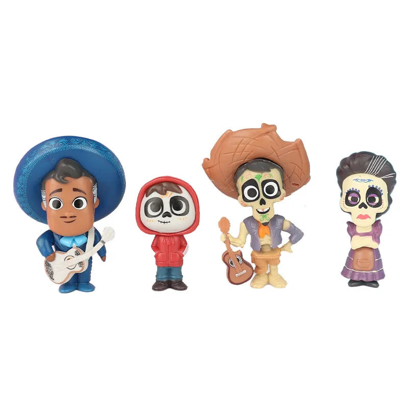 8 Pieces / Set COCO Cartoon Movie Action Figure Vinyl Figurine Collection Model Doll Toys
