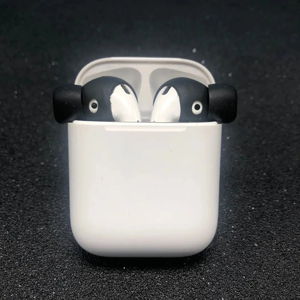2pcs/Pair Ear Pads For Airpods 1/2 Wireless Bluetooth Iphone Earphones Silicone Covers Caps Earphone Case Earpads Eartips