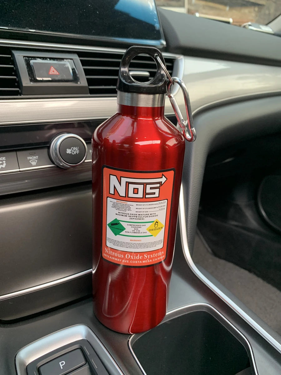 Car Insulation Cup NOS Nitrogen Cylinder Vacuum Stainless Steel Kettle 500ml High-capacity Travel Sports Bottle Water Cup 2025