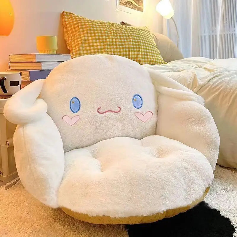 Cartoon Doll Cushion Office Chair Cushion Cute Creative Plush Winter Warm Comfortable Bedding Pillow Gift For Girls Dormitory