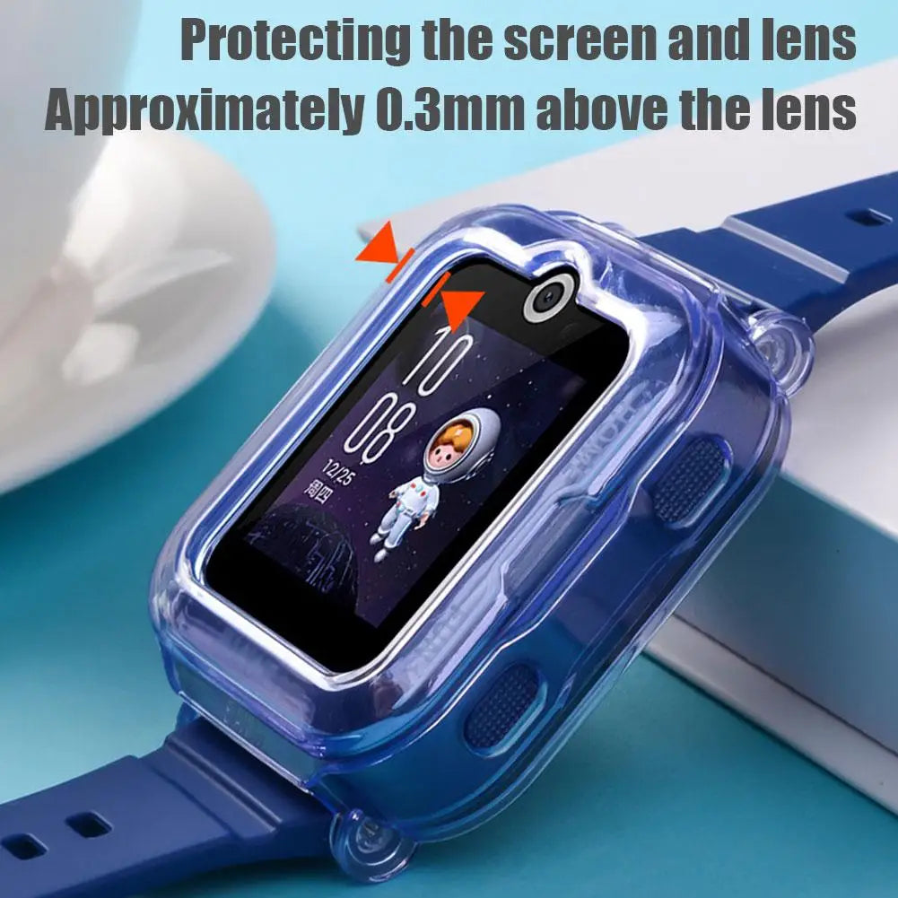 For Huawei Phone Watch 4pro TPU Protective Cover Silicone Protective Case Protecting The Screen And Lens Screen Protector