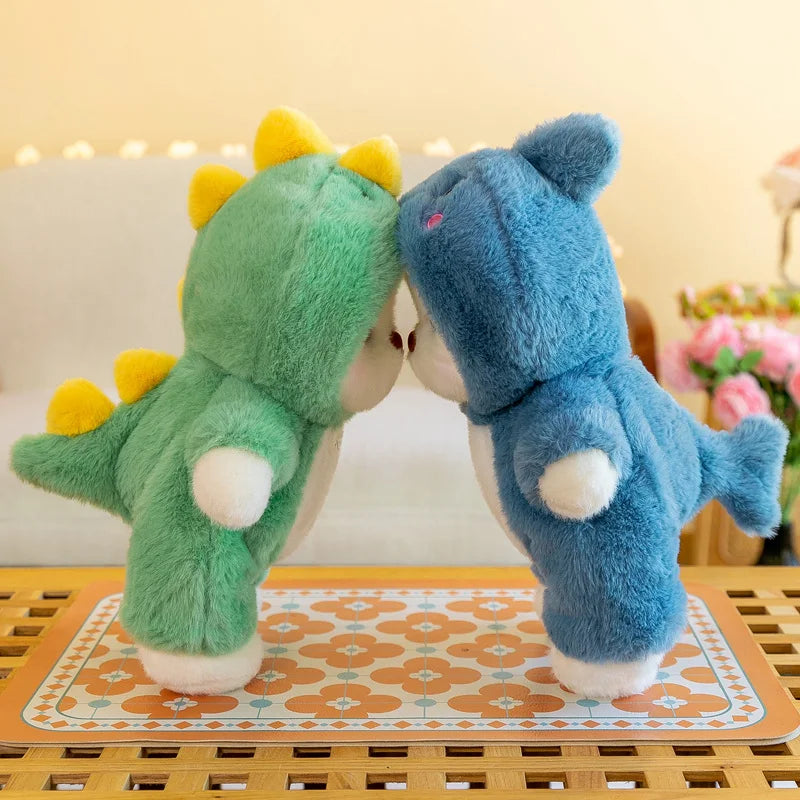 25/35cm Anime Cosplay Joint Bear Plush Toy Cute Stuffed Animals Bunny Duck Shark Pig Plushies Doll Kawaii Soft Toys For Girls