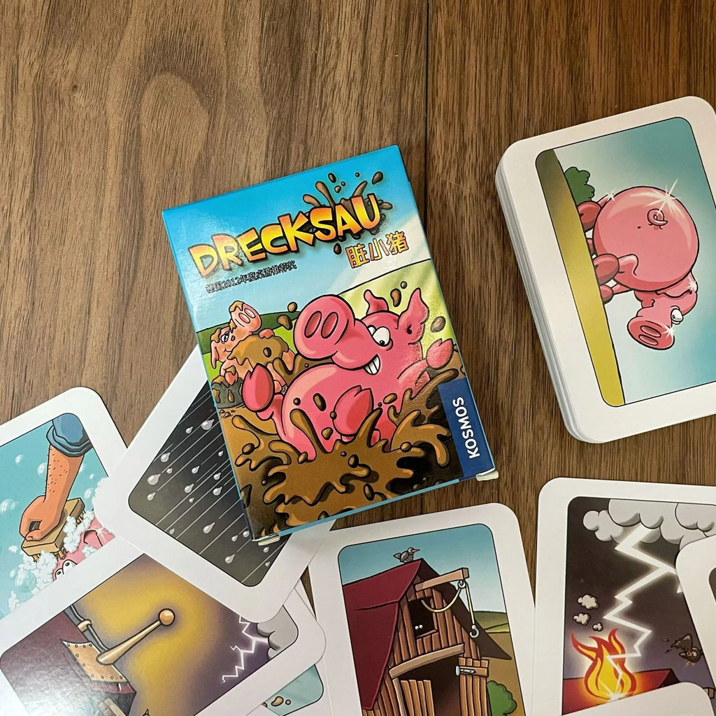 3 types Hot board games Chicken Chiu Chiu Board Game Drecksau Black Sheep Piou Piou Party Game Cards Intellectual Toy Kid Gift