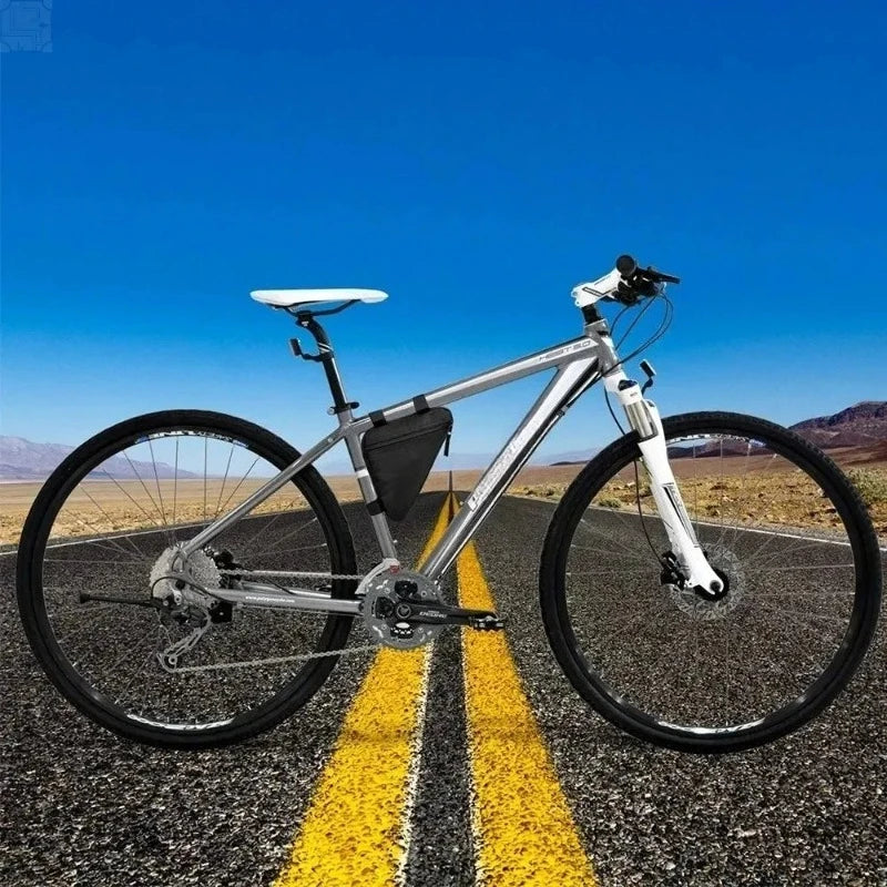 1PC Waterproof Bicycle Bag Front Tube Frame Handlebar Triangle Pouch Cycling Accessory with Frame Holder