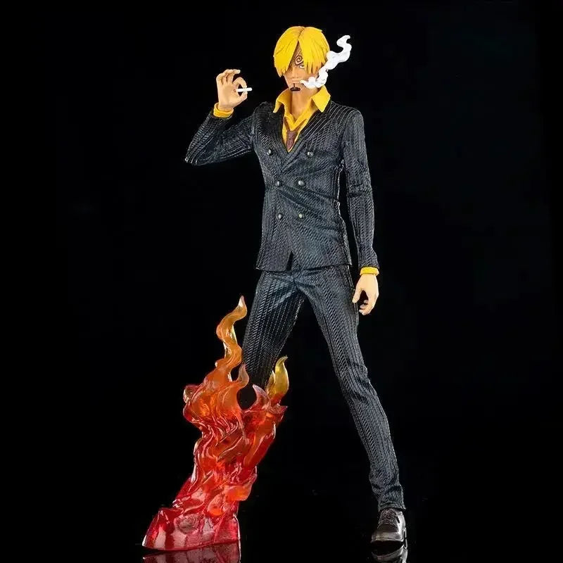 One Piece Vinsmoke Sanji Boy New Personality Cartoon Anime Character Peripheral Collection Figure Ornaments Children's Gifts
