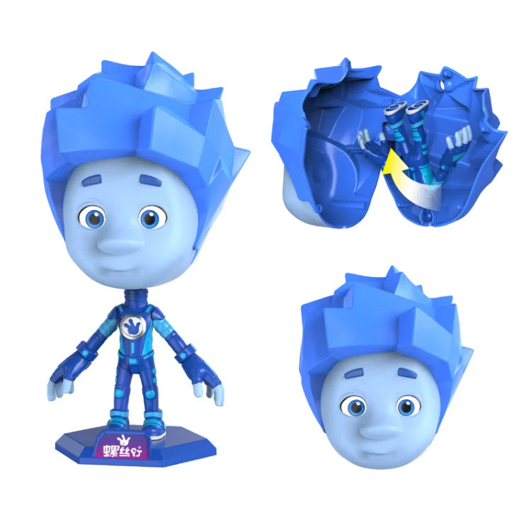 The Fixies Anime Figure Nolik Cartoon Transforming Toys Model Action Figures Collection Ornaments Children Gifts