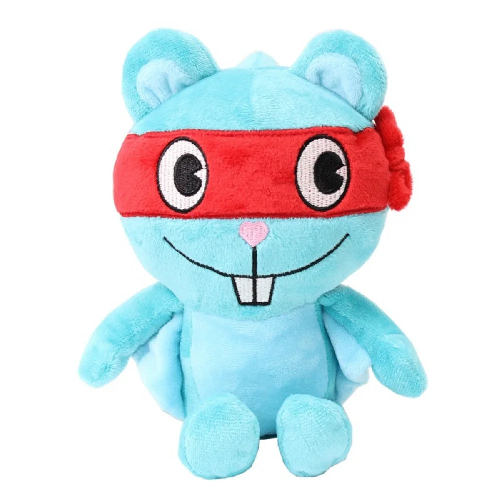 25CM HTF Happy Tree Friends Anime Happy Tree Friends Soldier Fliqpy Plush Toys Dolls Military Flipy Doll Plush Toy for Kids Gift