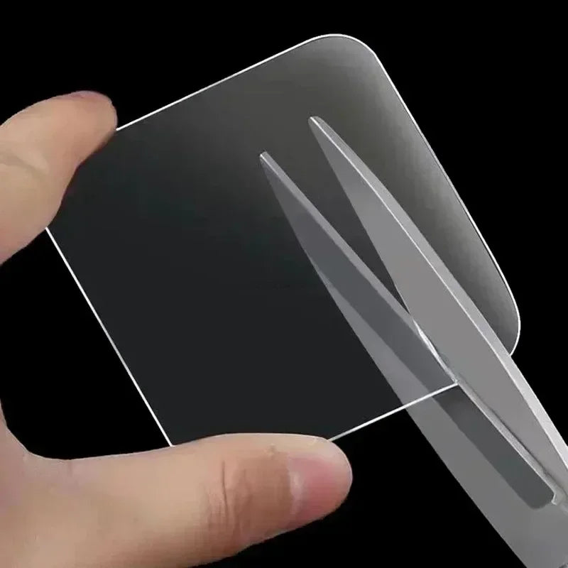 Ultra-strong Glue Double Sided Adhesive Tape Transparent Square Wall Stickers Patch for Bathroom Seamless Waterproof Nano Tapes