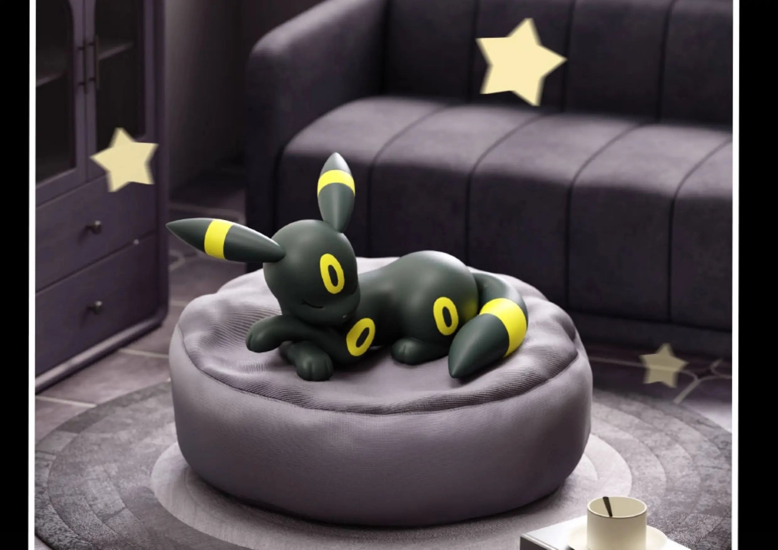 New In Stock Pokemon Eevee Sleeping Position Series Blind Box Sylveon Umbreon Flareon Jolteon Anime Desktop Decoration Model Toy