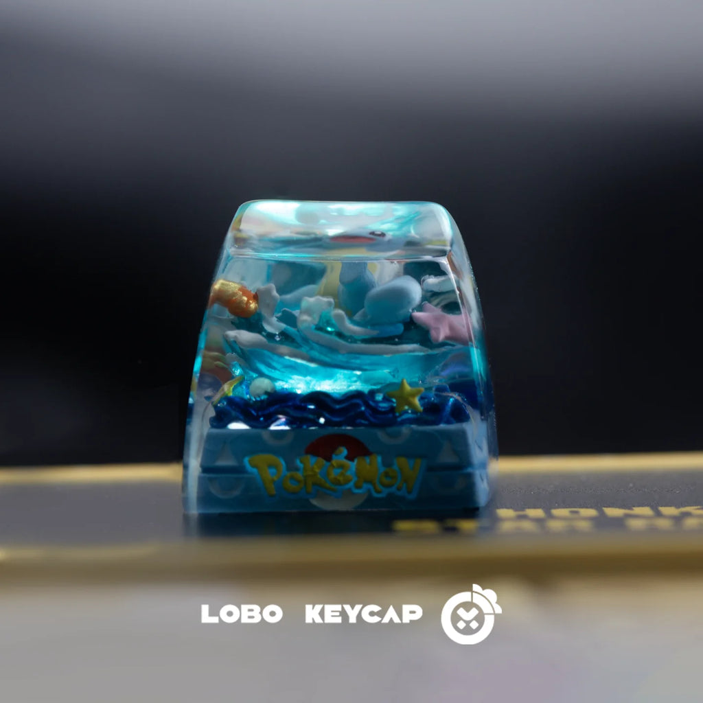 Pokemon Bulbasaur Squirtle Keycap Transparent Keyboard Accessories Anime Cute Resin Shrink Drip Glue Keycaps Oem Esc Original C4