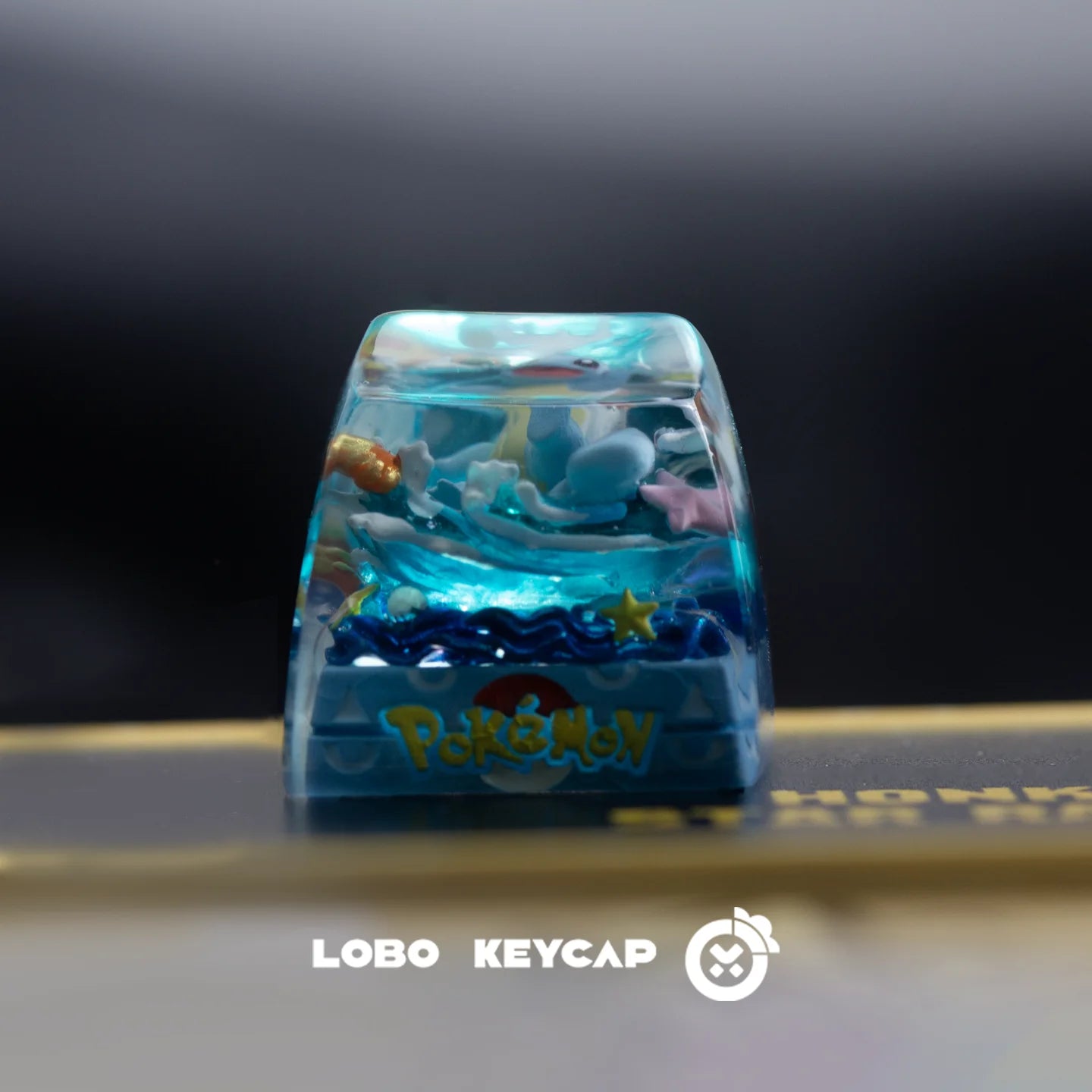 Pokemon Bulbasaur Squirtle Keycap Transparent Keyboard Accessories Anime Cute Resin Shrink Drip Glue Keycaps Oem Esc Original C4