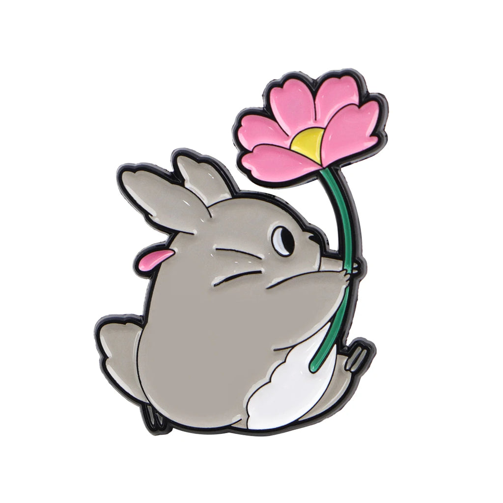 Cute Animal Enamel Pin Anime Movie Badges on Backpack Women's Brooches Hat Lapel Pins Cosplay Accessories Toys Kids Gifts
