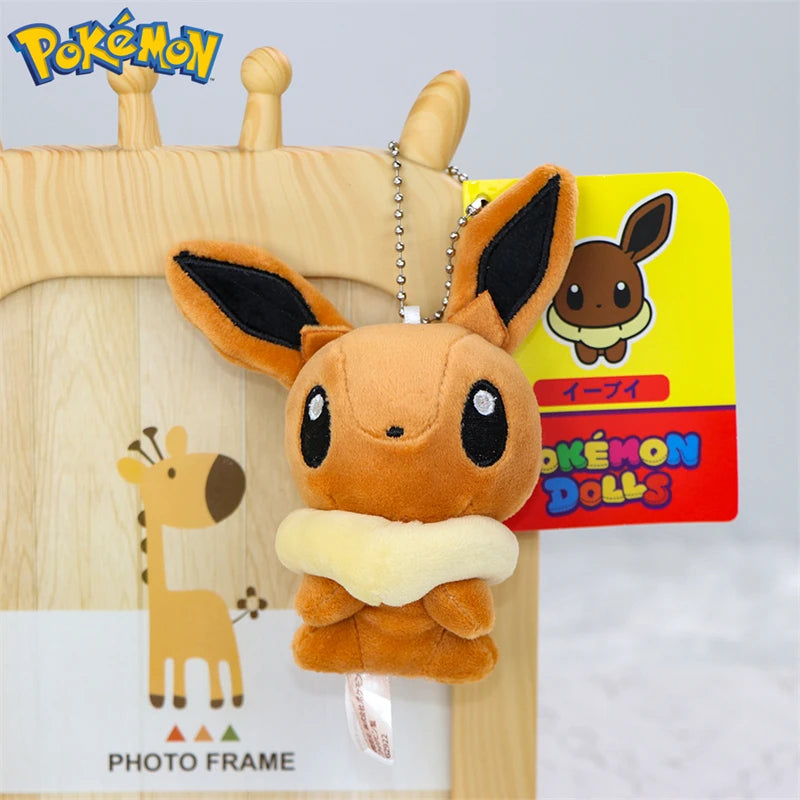Pokemon Eevee Umbreon Sylveon Espeon Vaporeon Plush Toys Keychain Gengar Duskull Haunter Flareon Stuffed Peluche Doll Gifts Kids