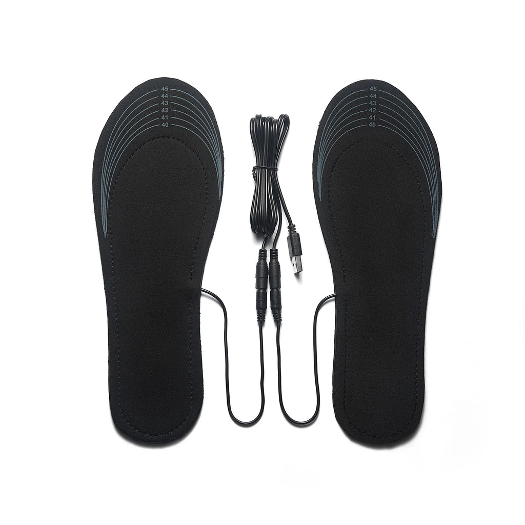 Winter Electric Heated Insoles USB Heating Feet Warmer Thermal Shoes Sock Pad Heated Insoles Washable Full Foot Fever Unisex