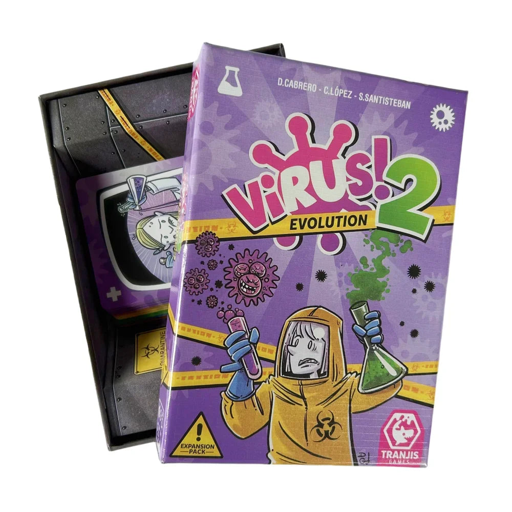 Interesting Virus Infected Card Game English Version Tabletop Card Interactive Game for Family Gatherings Couples Adult Parties