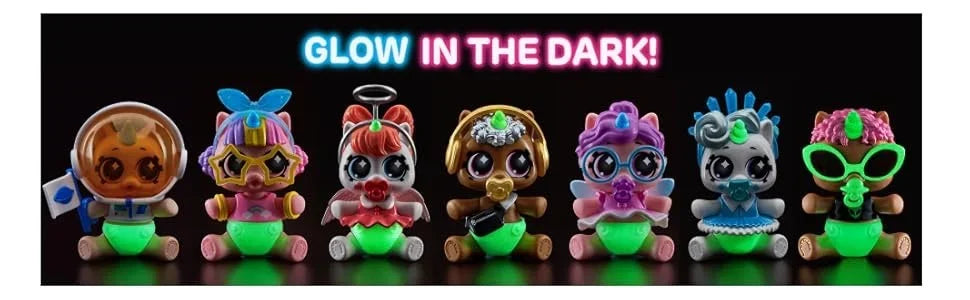 Surprise 5 Capsule Toys Newborn Unicorn Squad Mini Rainbocorn Blind Box Surprise Ball Anime Figure Collectible Toys
