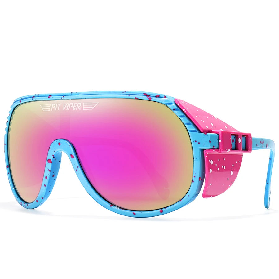 Men Women Cool Pilot Shades Brand Cycling Sunglasses Vintage Punk Style UV400 Sport MTB Bicycle Goggle Without Case