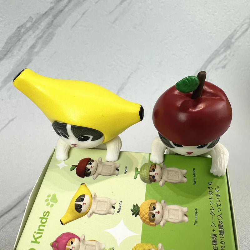 New Products In Stock Mofusand Doll Cat Fruit Blind Box Handmade Female Healing Series Desktop Ornament Surprise Birthday