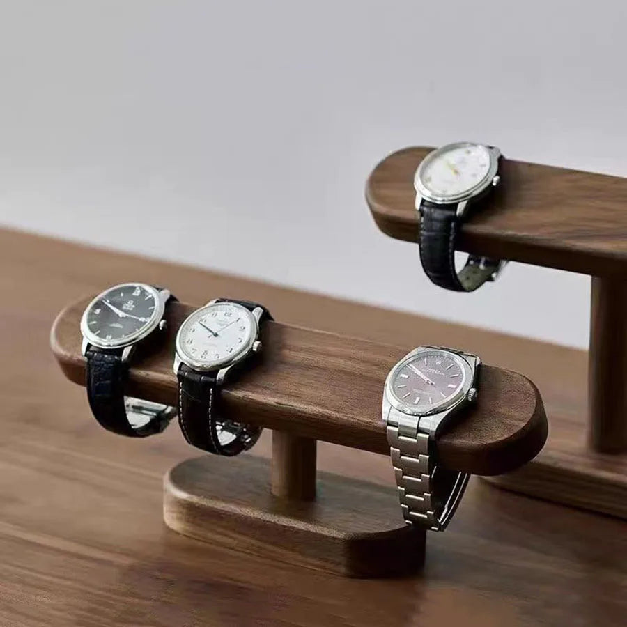 Walnut color Watch Bracket Display Holder Jewelry Bracket Chain Anklets Hanger Stand Racks Organizer For Counter Shows