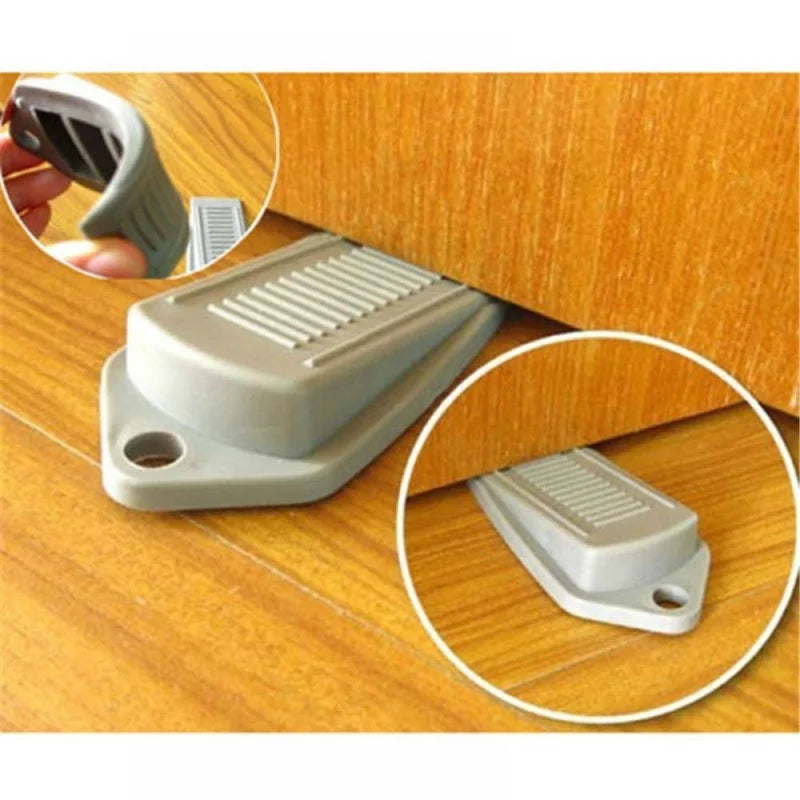 2pcs Rubber Wedge Door Stop Convenient Mouse Design Door Stop Stopper Holder Guard Baby Safety Protector Home Office Door Stops