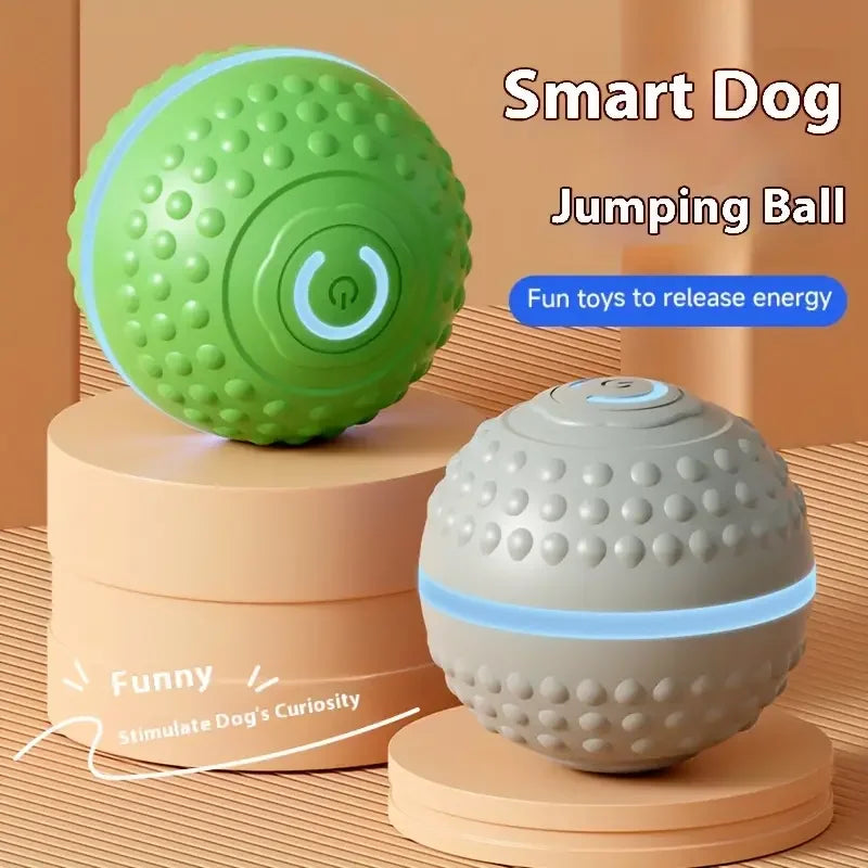 Smart Dog Toy Ball Automatic Interactive Pet Electronic Rolling USB Rechargeable Moving Bouncing for Puppy to Large Dog Chew Toy