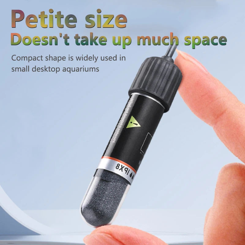 USB Mini Aquarium Heating Rod For Small Fish Tank 26°C Constant Temperature Aquarium Heater Submersible Thermostat Heater 10W
