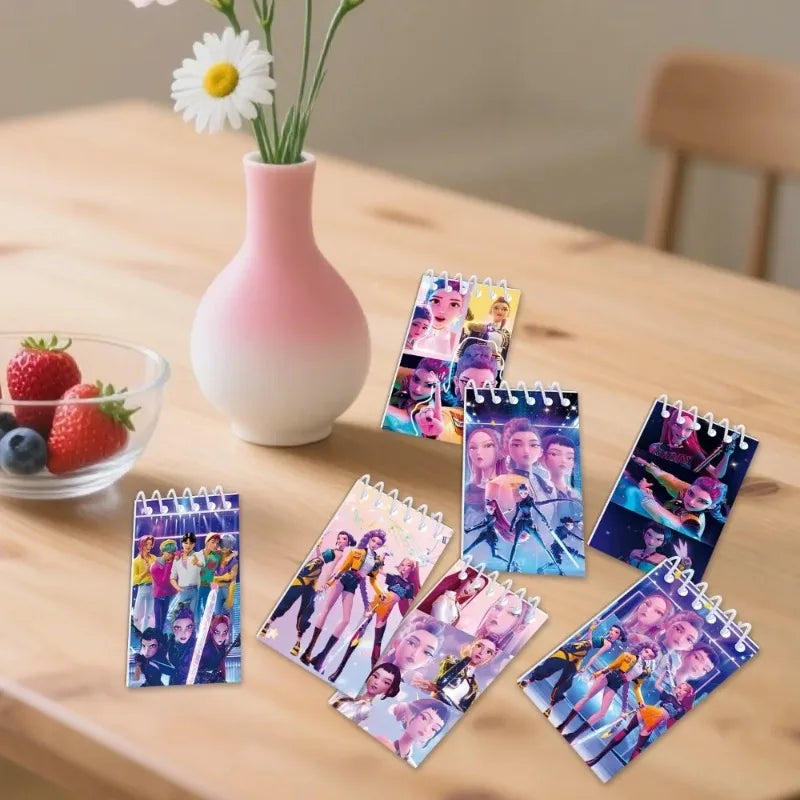 10pcs Popular KPOP Witch Hunt Theme Notebook Cartoon Children's Companion Gift Book Holiday Decoration