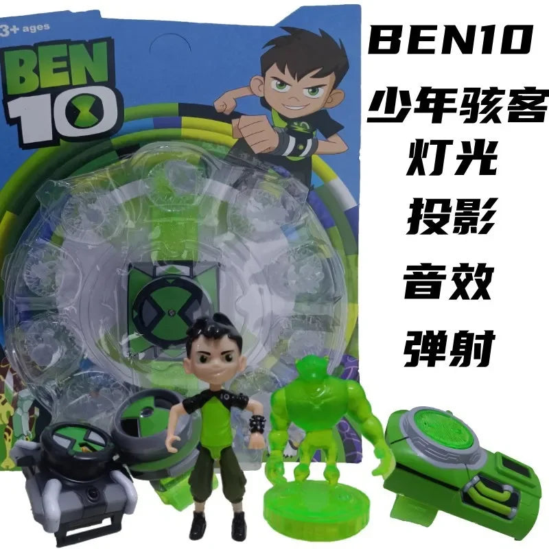 Ben10 Omniverse Action Figures Omnitrix Ben Tennyson Projection Watch Sound Light Doll Model Collect Ornaments Gifts Toy