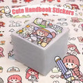 100/50/20/10 Pcs Kawaii Stickers PET Cartoon Scrapbooking Cute Sticker DIY Junk Journal Stickers Decoration Stationery Supplies