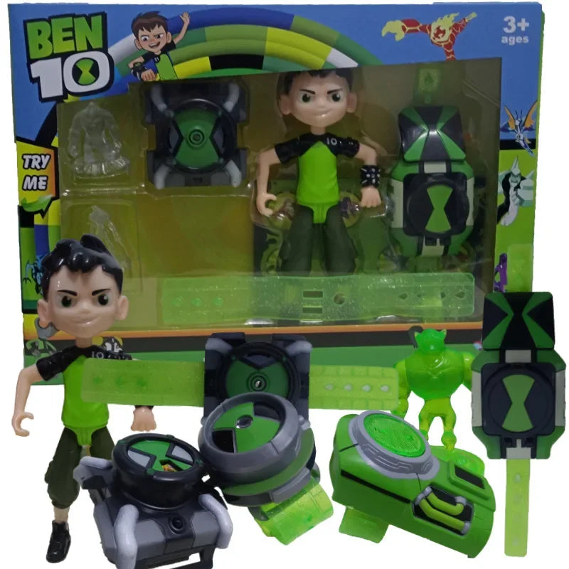 Ben10 Omniverse Action Figures Omnitrix Ben Tennyson Projection Watch Sound Light Doll Model Collect Ornaments Gifts Toy