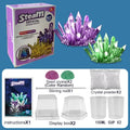 Crystal planting experiments, Science and education toys, DIY growable crystals, Color Random, Christmas/Halloween Gifts